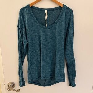 lululemon Teal Long Sleeve Top
